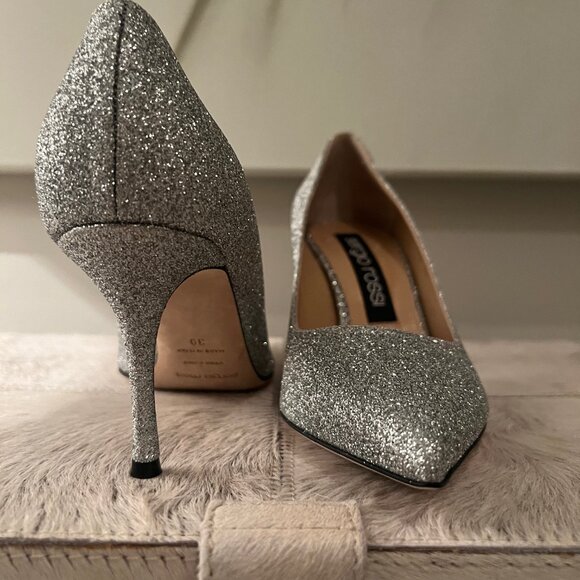 Sergio Rossi Pumps - Godiva Silver Glitter - Picture 8 of 8